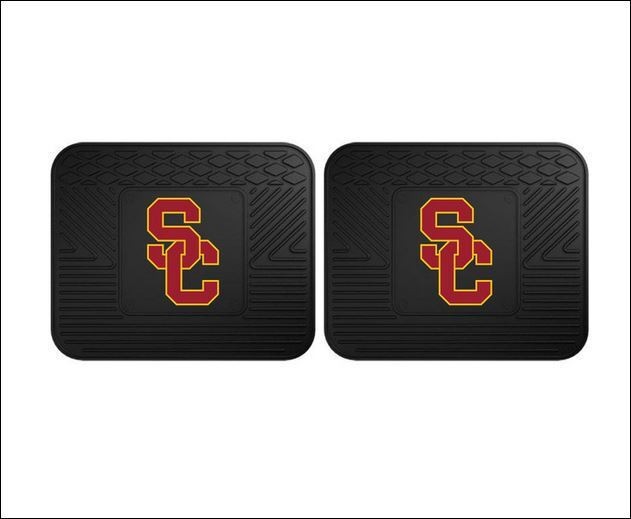 Pair of 2 NCAA USC Trojan Floor Mats