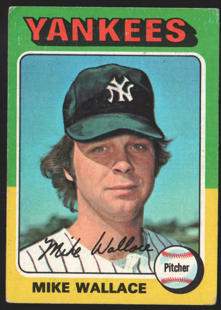 1975 Topps Mini #401 – Mike Wallace – New York Yankees 75-352