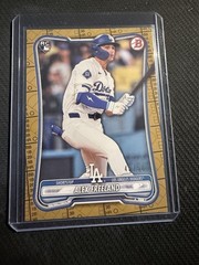 ALEX FREELAND 2026 BOWMAN ROOKIE GOLD PATERN PAPER 45/50 #70 RC DODGERS