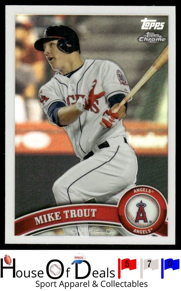 2014 Topps Chrome #US175 Mike Trout All Time Rookie RP *RARE*