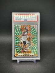 Kyrie Irving 2021 Panini Mosaic Green Swirl FOTL Prizm /10 SSP PSA 10 Gem Mint