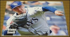 2019 Blake Snell Magazine Clipping Photo 4.5&Prime;x3.5&Prime; Tampa Bay Rays Cy Young Award