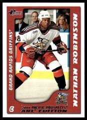 Nathan Robinson 2003-04 Pacific Prospects AHL #27 Grand Rapids Griffins NHL READ
