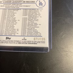2024 Topps Update – Mookie Betts Checklist – Red Foil – 071/199 – L.A. Dodgers