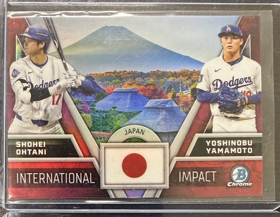Topps 2024 Bowman Chrome International Impact II-1 Ohtani Yamamoto Pack Fresh 🔥