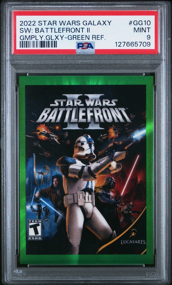 Battlefront II 2022 Topps Chrome Star Wars Galaxy Gameplay /99 PSA 9 Xbox PC
