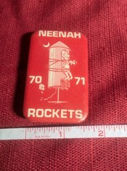 Neenah High School Rockets 1970-71 Pin Button