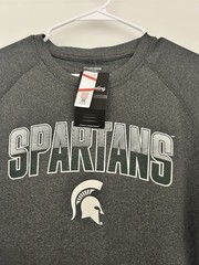 Michigan State Combo Men’s Hat and Graphic T-Shirt Grey Size L-Read Description