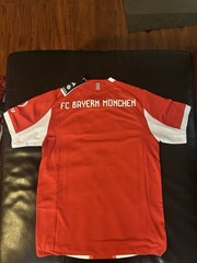 NEW $150 Adidas FC Bayern Munich 25/26 Home Authentic Jersey Red JJ2144 Size M