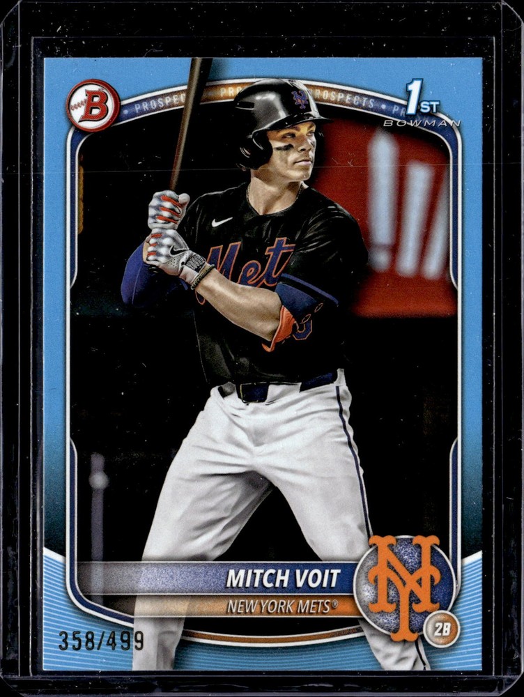 2025 Bowman Draft #BD-71 Mitch Voit Sky Blue Border #/499