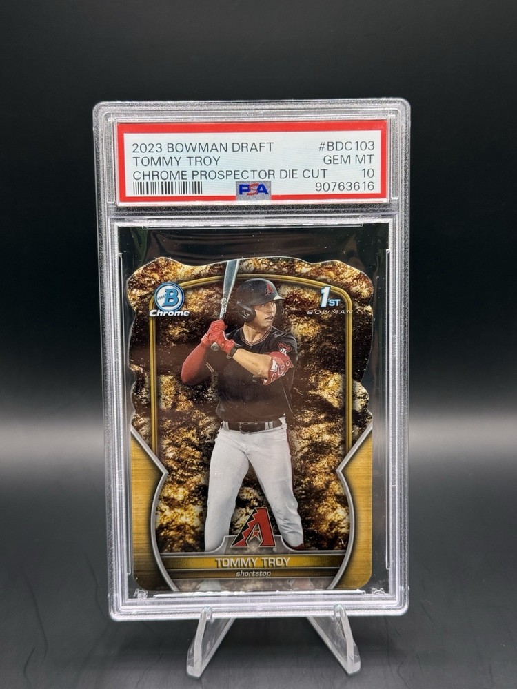2023 Bowman Draft Tommy Troy 1st Prospectors Die Cut /49 PSA 10 BDC-103 Dbacks