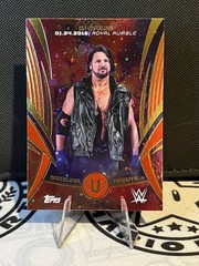 2025 Topps Universe WWE AJ Styles #DDE-20 Dazzling Debuts Galaxy Parallel