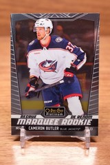 2024-25 OPC Platinum Marquee Rookie #228 Cameron Butler – Columbus Blue Jackets