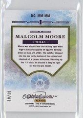 2025 Panini Boys of Summer Massive Materials /10 Malcolm Moore #MM-MM 9cf