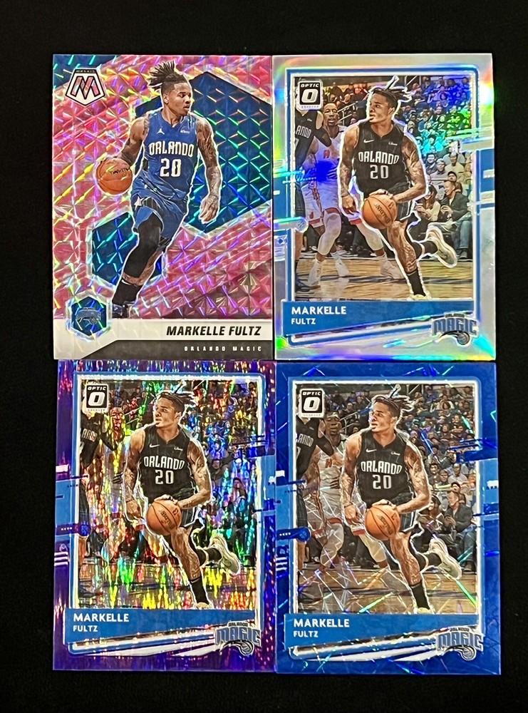 2020 LOT OF 4 MARKELLE FULTZ OPTIC HOLO, BLUE, PURPLE, CAMO PINK MAGIC