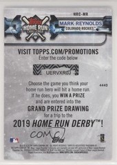 2018 Topps Home Run Challenge Promotion Scratched Mark Reynolds #HRC-MR 2f4