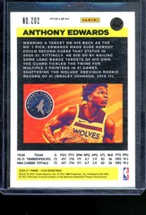 2020-21 PANINI FLUX ANTHONY EDWARDS CRACKED ICE RC #202