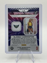 ✳️ 2025 WNBA Donruss – DiJonai Carrington #5 Tunnel Vision Green Fireworks /399