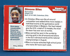 2014 Sports SI Kids SIMONE BILES Rookie Card, Girl Gymnastics GOAT/Olympics #292