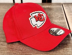 New Era Kansas City Chiefs 9Forty The League Red Adjustable Strap Hat Cap