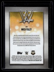 2026 Topps Chrome WWE #135 Mick Foley Gold Geometric Refractor #/50