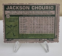 Topps 2026 Heritage Jackson Chourio Milwaukee Brewers SSP Deckle Cut #272