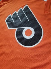 Fanatics Branded Philadelphia Flyers Black/Orange Long Sleeve Jersey L or XL