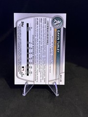 Gavin Turley 2025 Bowman Draft Chrome #BDC-28 Blue Refractor /150 (RC) Athletics
