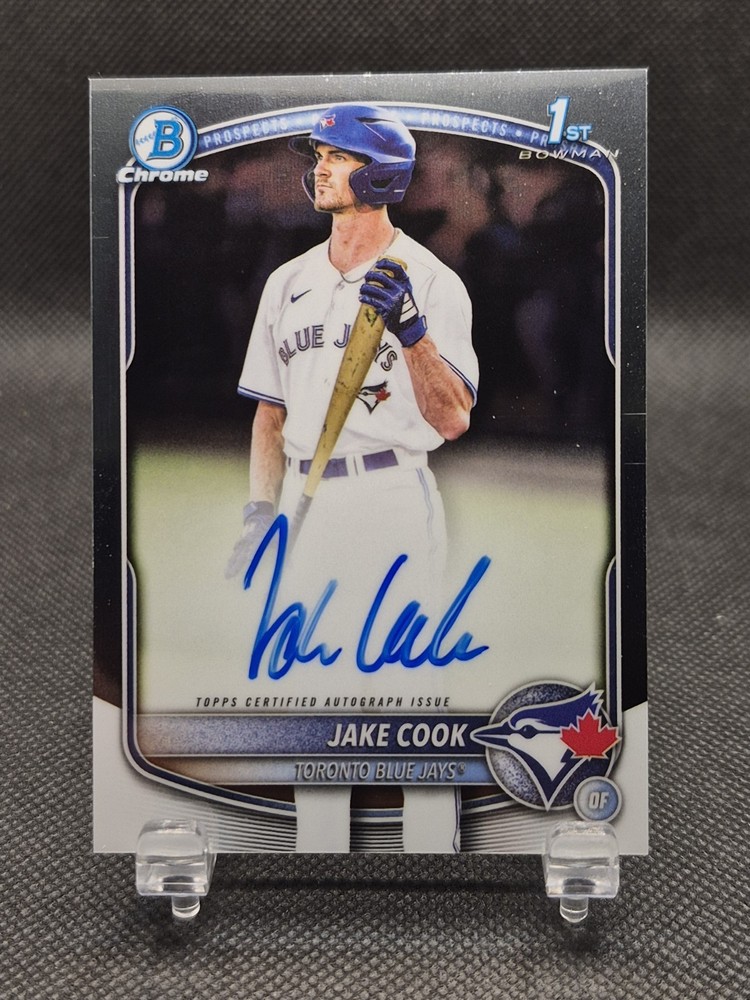 2025 Bowman Draft Chrome Prospect Jake Cook #CPA-JC Auto