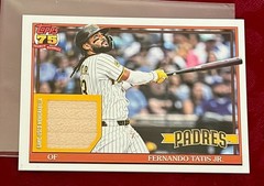 2026 Topps Series 1 – 1991 Topps Baseball BAT RELIC Fernando Tatís Jr. #91R-FTJ