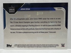2025 Topps Now WWE #137SP John Cena Last Match Photo Variation SP
