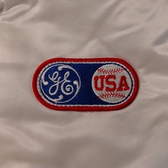 Vintage Team USA GE Baseball 1984 Olympics Swingster Satin Jacket Size Medium