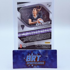 2025 Panini Prizm WNBA #97 Kate Martin White Seismic Prizms