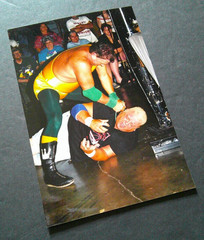 Jerry Lawler vs. Dusty Rhodes – WWE Stars (1990s) 4×6-inch Photo From 35mm Film