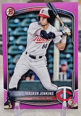 2025 Bowman Prospects Walker Jenkins #BP-1 Pink /175 Twins