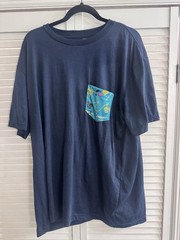 Baseballism Ken Griffey Jr T-Shirt Navy Blue “Junior” Pocket Men&rsquo;s XXL