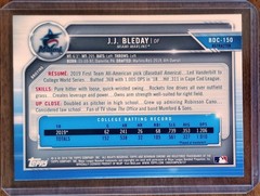 J.J. Bleday 2019 Bowman Draft Chrome Refractor BD-150 1st Bowman