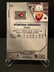 Donovan Sebrango – 2025-26 Skybox Metal Universe Hockey Rookies #139- Senators
