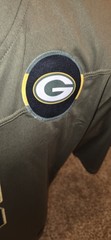 Greenbay Packers #8 Jacobs Stitched Football Jersey Salute To Service LARGE