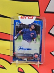 2025 Bowman Chrome #CPA-RCR Ronny Cruz Prospect Autographs Blue RayWave #/150