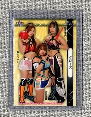 2015 BBM True Heart Wrestling Card 114 Mio Shirai Tsukasa Fujimoto Misaki Ohata