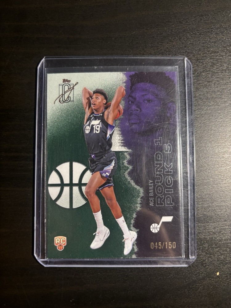 2025-26 Topps Signature Class – Ace Bailey #104 Green /150 (RC)