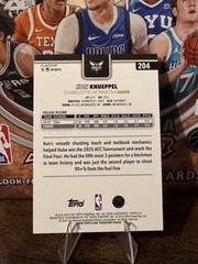 2025-2026 Topps Kon Knueppel Blackout (RC) #204 Target Black Friday SP