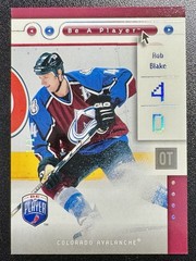 2004-05 Be A Player BAP Overtime OT 22 Rob Blake 1/1 Avalanche