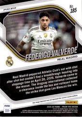 Federico Valverde – 2025-26 Panini Prizm FIFA #185 Mosaic Prizms