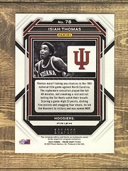 2023 Panini Prizm Isiah Thomas Indiana Lot (6) – Silver Green Purple Orange Ice