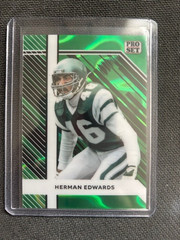 2024 Leaf Collective Pro Set HERM EDWARDS Green Colr Match #1/1 HERMAN