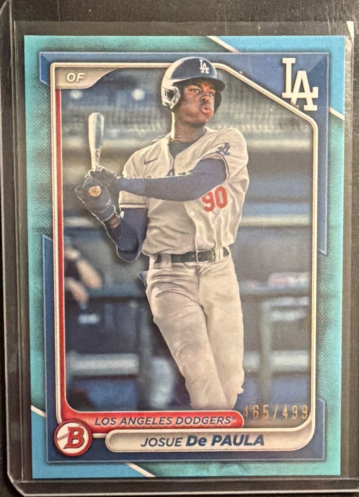 2024 Bowman – Prospects Josue De Paula #BP-12 Sky Blue Border /499 (RC)