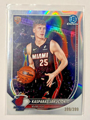2025-26 Bowman – Chrome Kasparas Jakucionis #BCV-20 Lava Refractor /399 (RC)