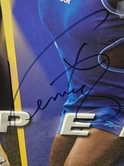Venus And Serena Williams Autographed Wilson Tennis Poster